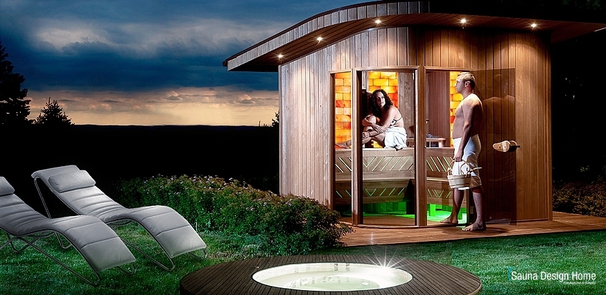 Venkovní sauna De Lux 
