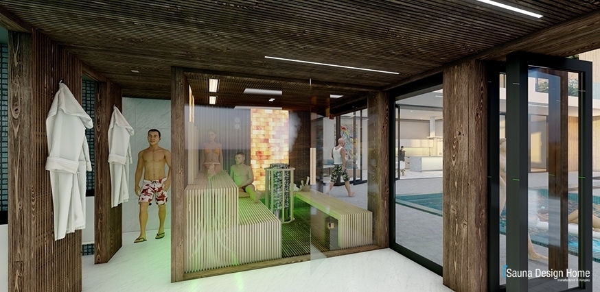 Venkovní sauna dum