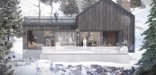 vonkajšia finska sauna