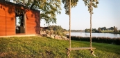 Zahradní saunový dům s panoramatem