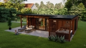 záhradný sauna wellness na mieru