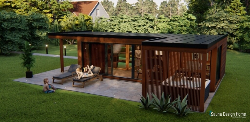 záhradný sauna wellness na mieru